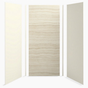 K97612-896 Choreograph Shower Wall Kit Tub/Shower Wall Kit - Veincut Biscuit with Biscuit Accents K97612-896 Choreograph Shower Wall Kit Tub/Shower Wall Kit - Veincut Biscuit with Biscuit Accents