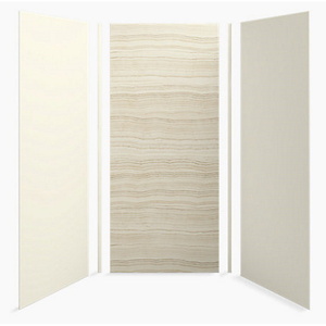 K97613-896 Choreograph Shower Wall Kit Tub/Shower Wall Kit - Veincut Biscuit with Biscuit Accents K97613-896 Choreograph Shower Wall Kit Tub/Shower Wall Kit - Veincut Biscuit with Biscuit Accents