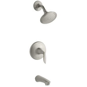 KT53184-BN/K304 Refinia One Handle Tub & Shower Faucet - Vibrant Brushed Nickel KT53184-BN/K304 Refinia One Handle Tub & Shower Faucet - Vibrant Brushed Nickel