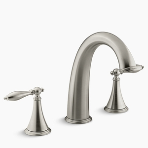 KT314-4M-BN Finial Traditional Tub Faucet Trim Trim Kit - Vibrant Brushed Nickel KT314-4M-BN Finial Traditional Tub Faucet Trim Trim Kit - Vibrant Brushed Nickel
