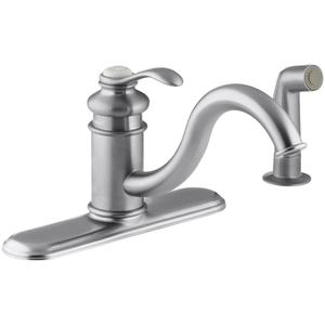 K12172-G Fairfax Single Handle Kitchen Faucet - Brushed Chrome K12172-G Fairfax Single Handle Kitchen Faucet - Brushed Chrome