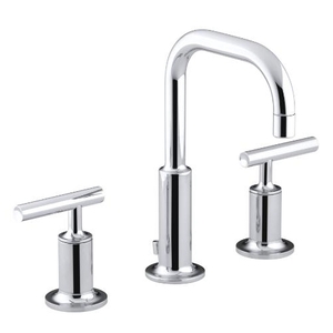 K14406-4-CP Purist 8'' Widespread Bathroom Faucet - Polished Chrome K14406-4-CP Purist 8'' Widespread Bathroom Faucet - Polished Chrome