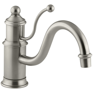 K168-BN Antique Single Handle Kitchen Faucet - Vibrant Brushed Nickel K168-BN Antique Single Handle Kitchen Faucet - Vibrant Brushed Nickel