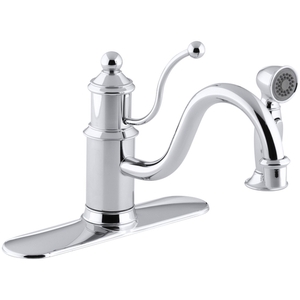 K171-CP Antique Single Handle Kitchen Faucet - Polished Chrome K171-CP Antique Single Handle Kitchen Faucet - Polished Chrome