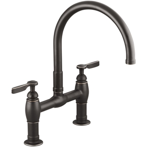 K6130 4 2bz Parq Two Handle Kitchen Faucet Oil Rubbed Bronze At