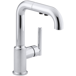 K7506-CP Purist Single-Hole Bar Faucet - Polished Chrome K7506-CP Purist Single-Hole Bar Faucet - Polished Chrome