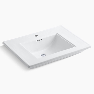 K2269-1-0 Memoirs Stately Console Bathroom Sink - White K2269-1-0 Memoirs Stately Console Bathroom Sink - White