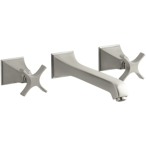 KT4483SBN/K410K Memoirs Stately Wall Mount Bathroom Faucet Bathroom Faucet - Vibrant Brushed Nickel KT4483SBN/K410K Memoirs Stately Wall Mount Bathroom Faucet Bathroom Faucet - Vibrant Brushed Nickel