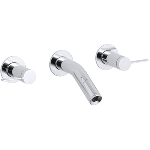 KT9454CP/K410K Stillness Wall Mount Bathroom Faucet Bathroom Faucet - Polished Chrome KT9454CP/K410K Stillness Wall Mount Bathroom Faucet Bathroom Faucet - Polished Chrome