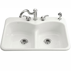 Double Bowl Kitchen Sink 33'' x 22'' x 9-3/4'' Double Bowl Kitchen Sink 33'' x 22'' x 9-3/4''