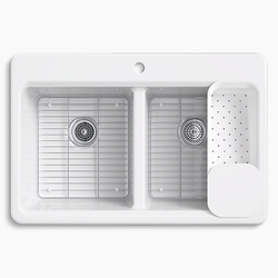 Double Bowl Kitchen Sink 33'' x 22'' x 9-5/8'' Double Bowl Kitchen Sink 33'' x 22'' x 9-5/8''