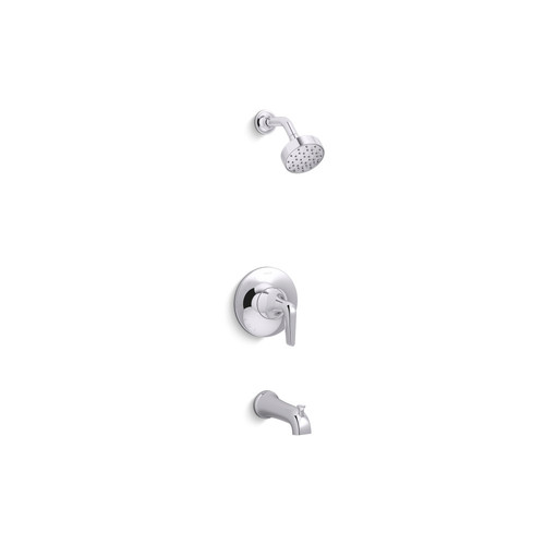 Kts22026 4 Cp Tempered Tub Shower Faucet Trim Trim Kit