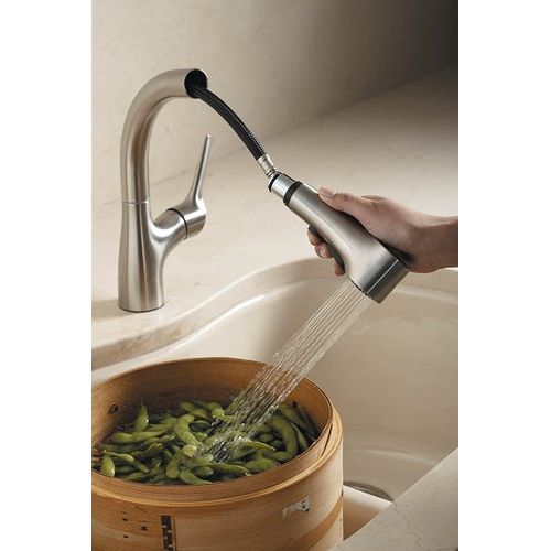 K13963 Cp Elate Pull Out Spray Kitchen Faucet Polished Chrome At