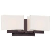 Bathroom Lighting (2 Bulbs) 13-3/4" Width Bathroom Lighting (2 Bulbs) 13-3/4" Width