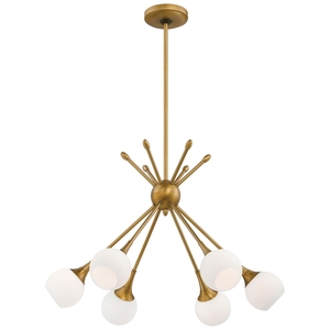 KP1806248 Pontil Mini Chandelier - Honey Gold KP1806248 Pontil Mini Chandelier - Honey Gold