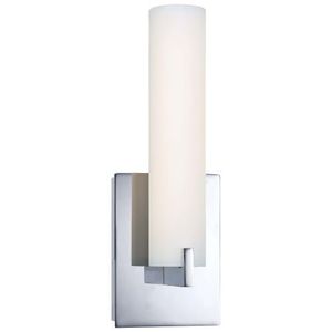 KP5040077L Tube 1 Bulb Wall Sconce - Chrome KP5040077L Tube 1 Bulb Wall Sconce - Chrome