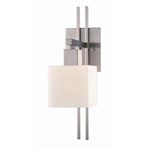 KP5921603 Tower 1 Bulb Wall Sconce - Matte Brushed Nickel KP5921603 Tower 1 Bulb Wall Sconce - Matte Brushed Nickel