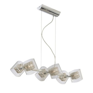 KP803077 Jewel Box Multi Light Pendant Light - Chrome KP803077 Jewel Box Multi Light Pendant Light - Chrome