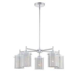 KP965077 Grid II Mid Sized Chandelier Chandelier - Chrome KP965077 Grid II Mid Sized Chandelier Chandelier - Chrome