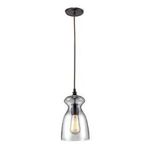 E600431 Menlow Park Mini-Pendant Pendant Light - Oiled Bronze E600431 Menlow Park Mini-Pendant Pendant Light - Oiled Bronze