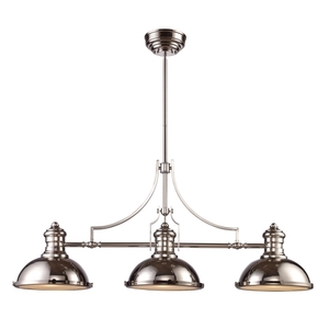 E661153 Linear Pendant Pendant Light - Polished Nickel E661153 Linear Pendant Pendant Light - Polished Nickel