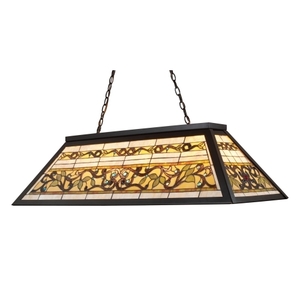 E700234 Tiffany Buckingham Linear Pendant Pendant Light - Tiffany Bronze E700234 Tiffany Buckingham Linear Pendant Pendant Light - Tiffany Bronze
