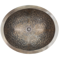 Vessel Style Bathroom Sink 18-1/2 x 15-1/2 x 6 Vessel Style Bathroom Sink 18-1/2 x 15-1/2 x 6