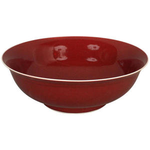 LSM003 Sang De Boeuf Vessel Style Bathroom Sink - Glazed Porcelain LSM003 Sang De Boeuf Vessel Style Bathroom Sink - Glazed Porcelain