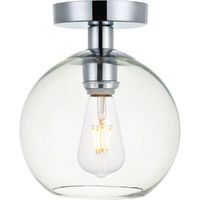 Flush Mount Ceiling Light 8" Width