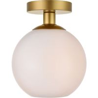 Flush Mount Ceiling Light 8" Width