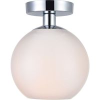 Flush Mount Ceiling Light 8" Width