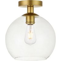 Flush Mount Ceiling Light 9-4/5" Width
