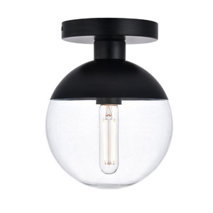 ELD6051BK Eclipse Flush Mount Ceiling Light - Black / Clear ELD6051BK Eclipse Flush Mount Ceiling Light - Black / Clear