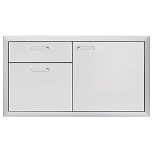LLSA424 Ventana Storage Drawer Outdoor Kitchen - Stainless Steel LLSA424 Ventana Storage Drawer Outdoor Kitchen - Stainless Steel