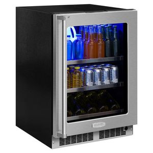 MMP24BCG4RS Professional Beverage Center Wine Cooler & Beverage Center - Stainless Frame Right Hinge MMP24BCG4RS Professional Beverage Center Wine Cooler & Beverage Center - Stainless Frame Right Hinge