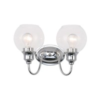 Bathroom Lighting (2 Bulbs) 14" Width Bathroom Lighting (2 Bulbs) 14" Width