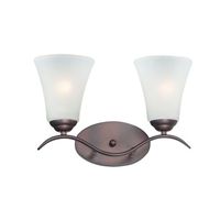 Bathroom Lighting (2 Bulbs) 14-1/2" Width Bathroom Lighting (2 Bulbs) 14-1/2" Width