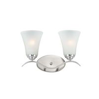 Bathroom Lighting (2 Bulbs) 14-1/2" Width Bathroom Lighting (2 Bulbs) 14-1/2" Width