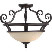 Semi Flush Mount 19-1/2" Width Semi Flush Mount 19-1/2" Width