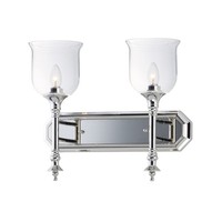 Bathroom Lighting (2 Bulbs) 18" Width Bathroom Lighting (2 Bulbs) 18" Width