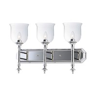 Bathroom Lighting (3 bulbs) 24" Width Bathroom Lighting (3 bulbs) 24" Width