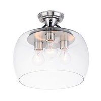 Semi Flush Mount 13-1/2" Width Semi Flush Mount 13-1/2" Width