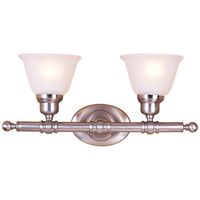 Bathroom Lighting (2 Bulbs) 19-1/2" Width Bathroom Lighting (2 Bulbs) 19-1/2" Width