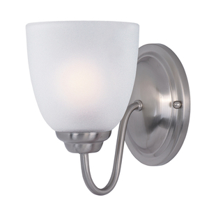 M10071FTSN Stefan 1 Bulb Wall Sconce - Satin Nickel M10071FTSN Stefan 1 Bulb Wall Sconce - Satin Nickel