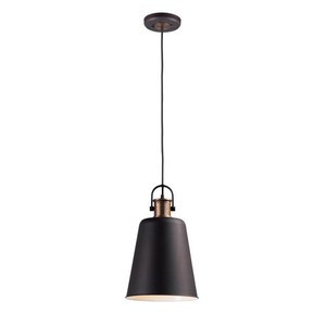 M10085OIAB Sedona Mini-Pendant Pendant Light - Oil Rubbed Bronze / Antique Brass M10085OIAB Sedona Mini-Pendant Pendant Light - Oil Rubbed Bronze / Antique Brass