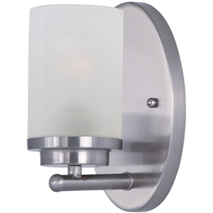 M10211FTSN Corona 1 Bulb Wall Sconce - Satin Nickel M10211FTSN Corona 1 Bulb Wall Sconce - Satin Nickel