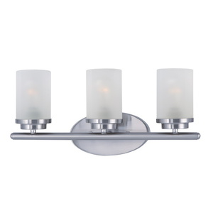 M10213FTSN Corona 3 Bulb Bathroom Lighting - Satin Nickel M10213FTSN Corona 3 Bulb Bathroom Lighting - Satin Nickel