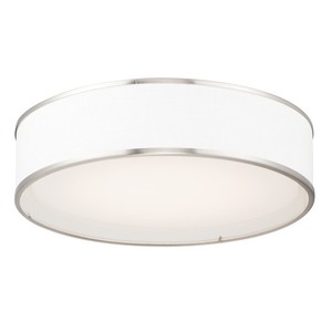 M10233WLSN Prime Flush Mount Ceiling Light - Satin Nickel M10233WLSN Prime Flush Mount Ceiling Light - Satin Nickel