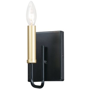 M10251BKGLD Sullivan 1 Bulb Wall Sconce - Black / Gold M10251BKGLD Sullivan 1 Bulb Wall Sconce - Black / Gold