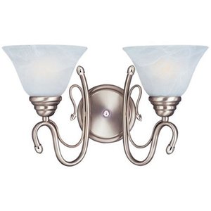 M11067MRSN Newport 2 Bulb Bathroom Lighting - Satin Nickel M11067MRSN Newport 2 Bulb Bathroom Lighting - Satin Nickel